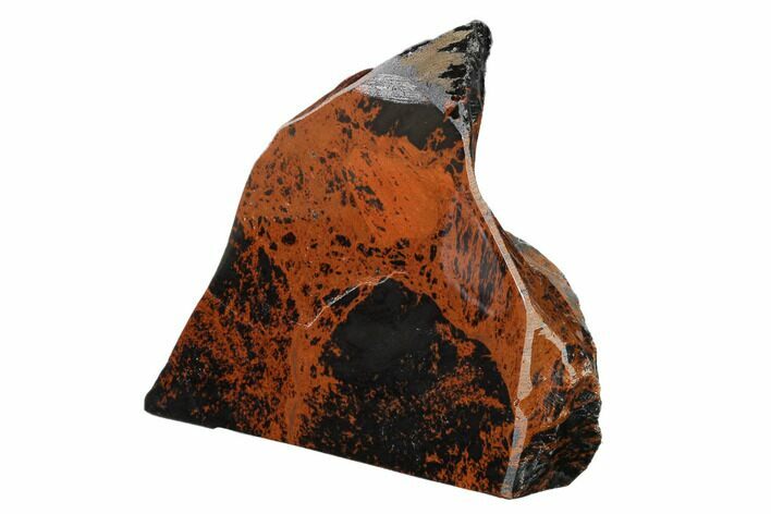 Polished Mahogany Obsidian Section - Mexico #153594